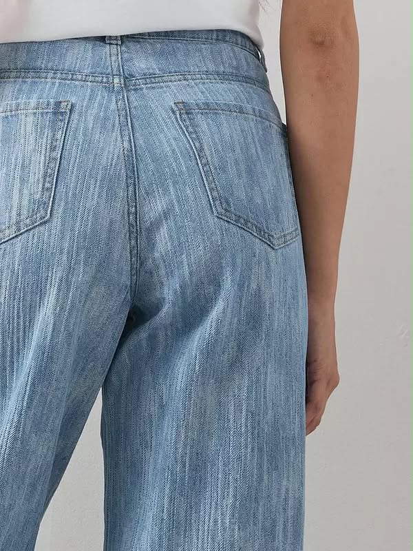 Denim Co-ord Wide Leg Jeans