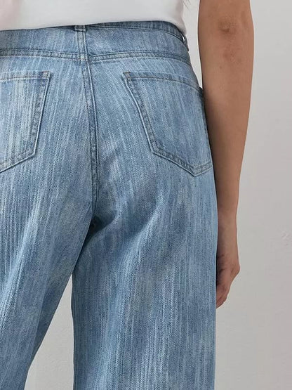 Denim Co-ord Wide Leg Jeans