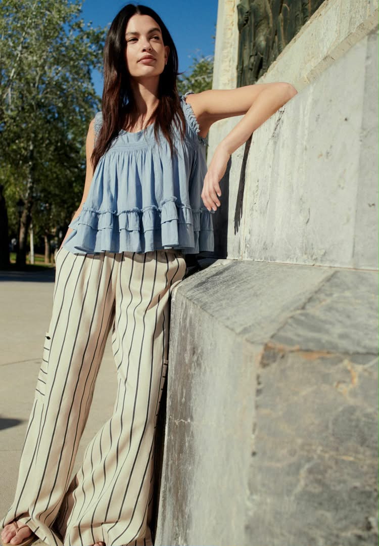 Striped Super Wide Tall Regular Fit