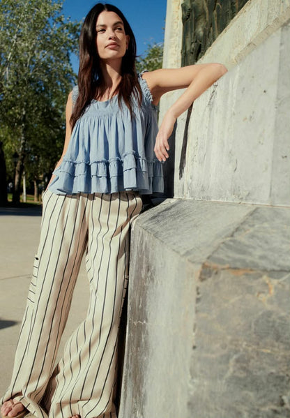 Striped Super Wide Tall Regular Fit