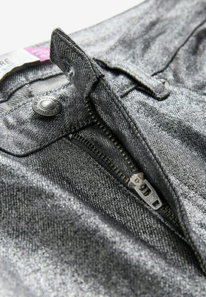 Tall Flared Jeans - Silver