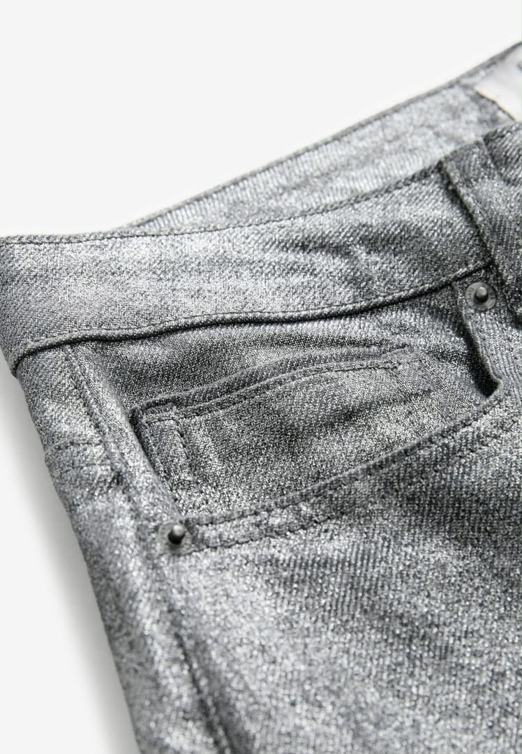 Tall Flared Jeans - Silver