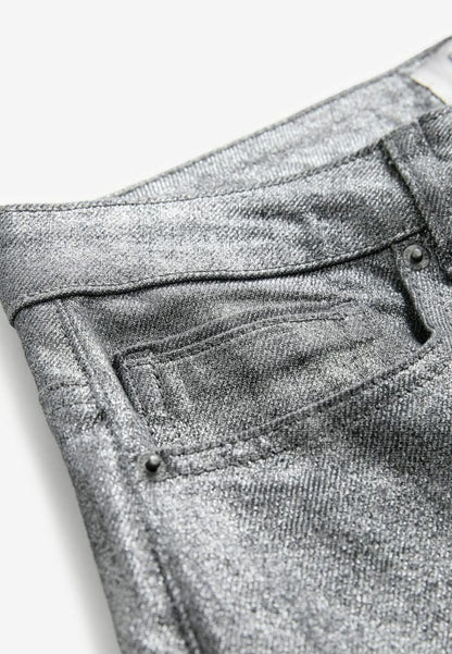 Tall Flared Jeans - Silver