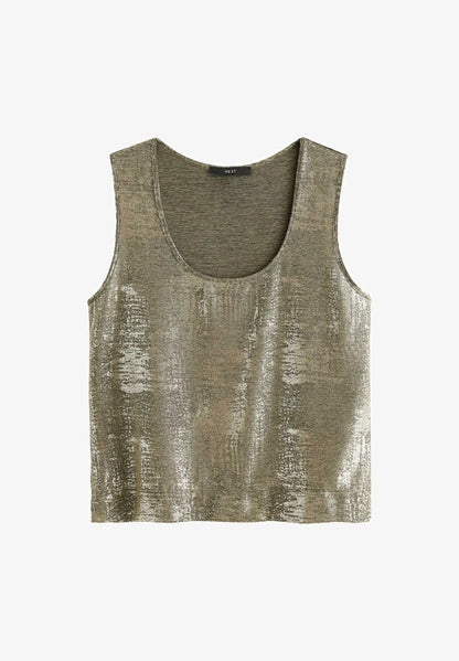 Scoop Regular Fit Top-Gold