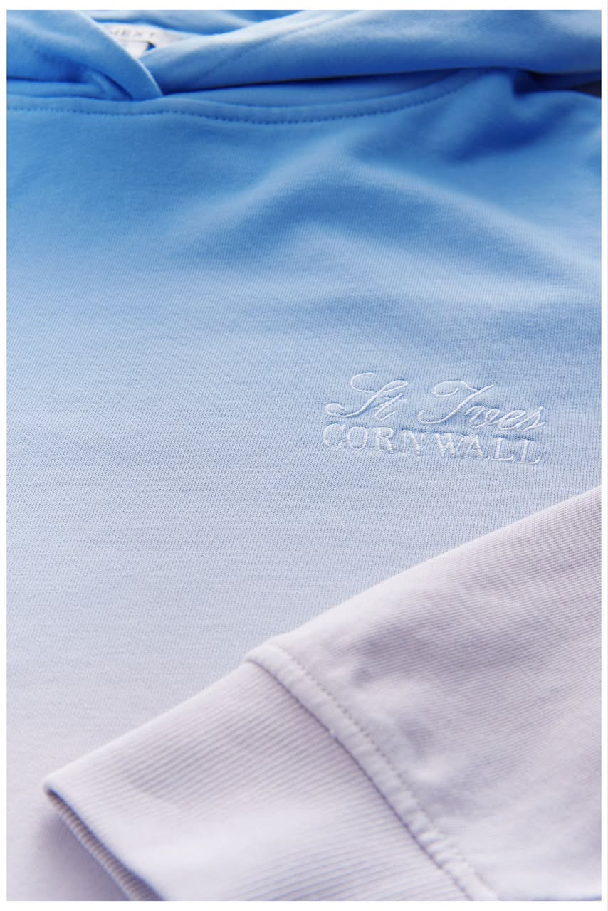 Ombre Hooded  Sweatshirt