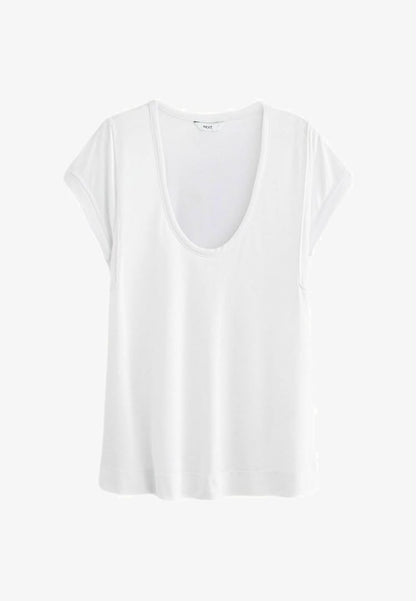 Premium Rich Scoop Neck - Regular Fit Basic T-Shirt
