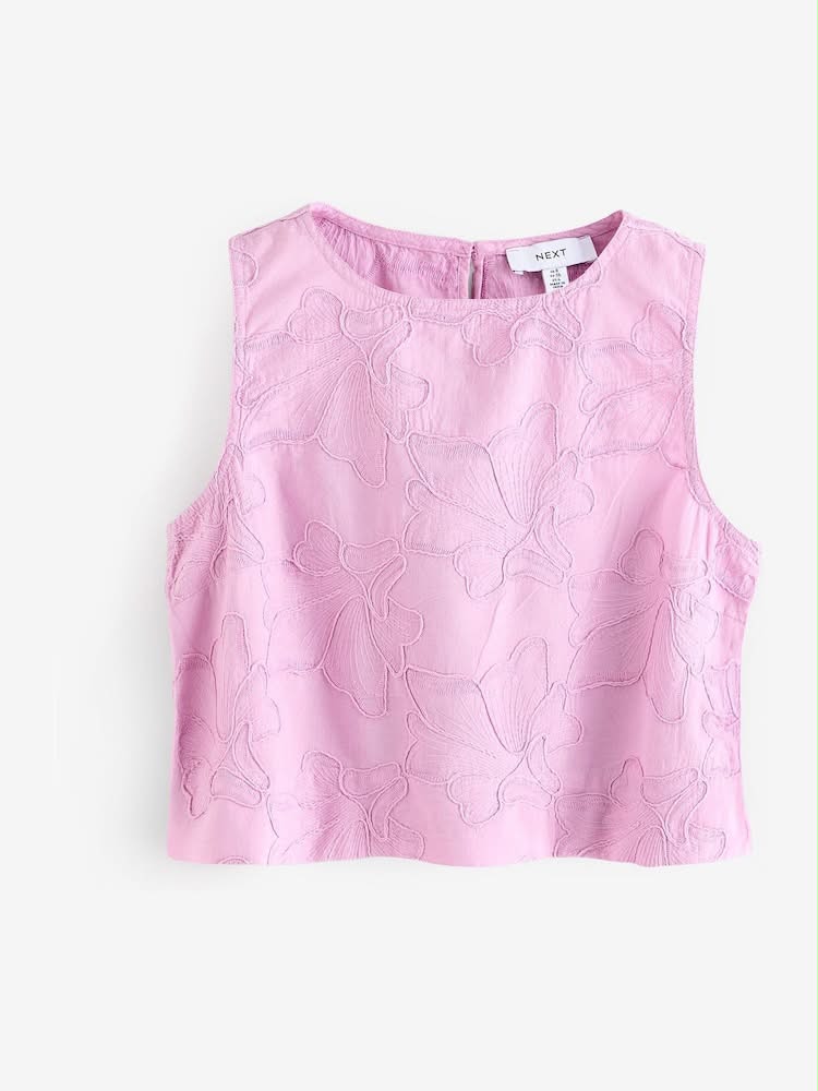 Pink Cornelli Shell Top
