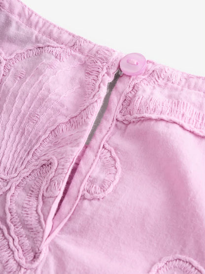 Pink Cornelli Shell Top