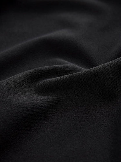 Petite Black Cape Maxi Dress
