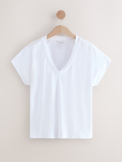 V-Neck Modal Short Sleeve Top
