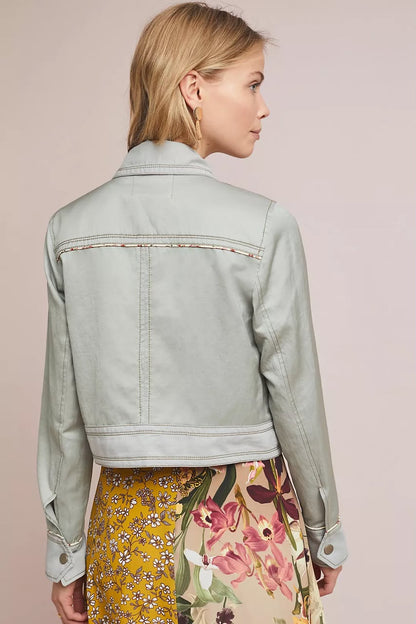 Piped Trucker Jacket
