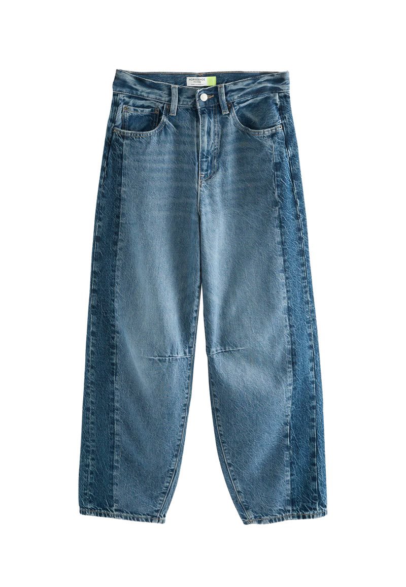 Horseshoe Barrel Relaxed Fit Jeans Blue
