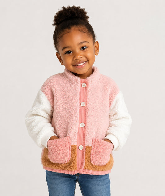 TU Multi Jersey Teddy Jacket
