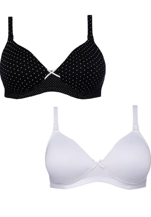 2 Pcs Maternity Nursing T-Shirt Bra