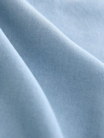 Bleach Blue Lightweight Lyocell Mini Summer Dress