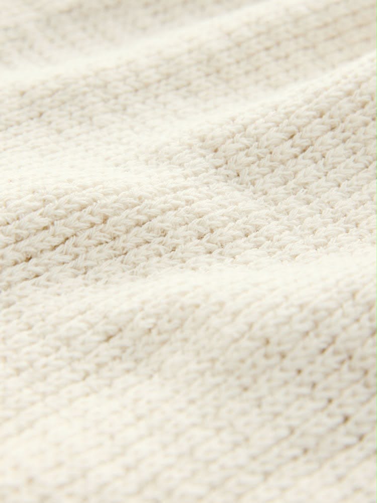 Cream Crochet Summer Shorts