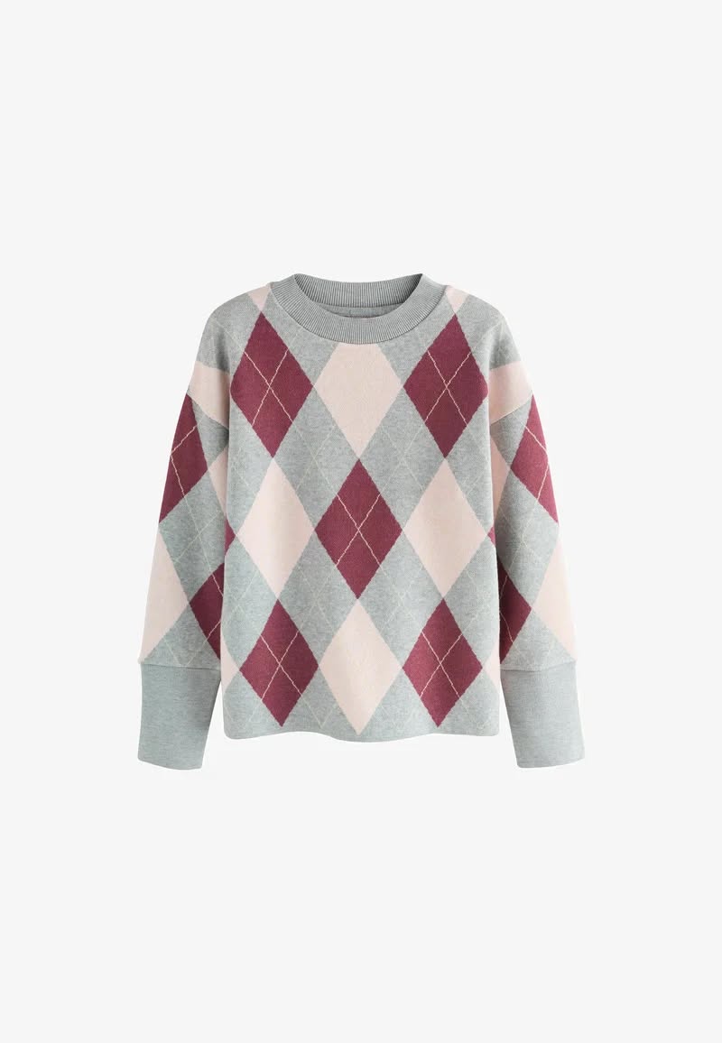 Crewneck Jumper- Pretty Pink Angile