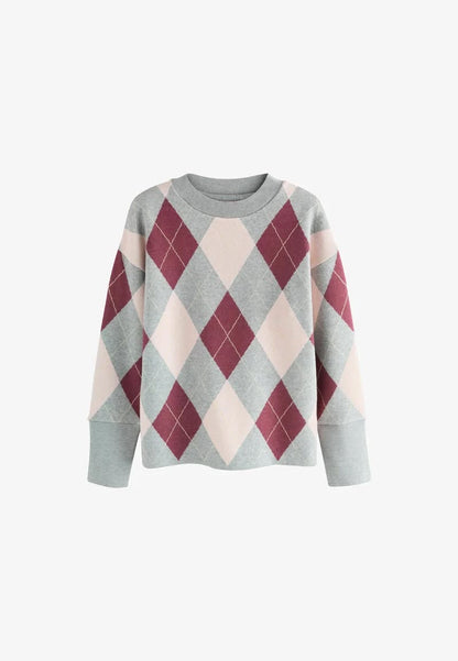 Crewneck Jumper- Pretty Pink Angile