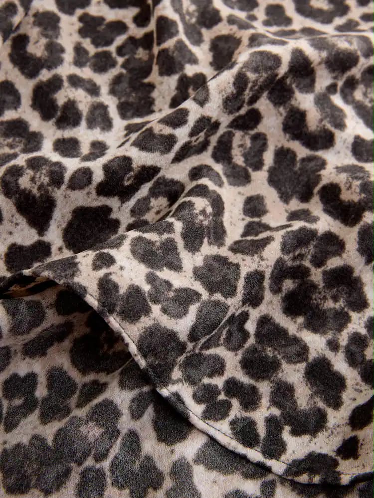 Next Relaxed Fit Animal Print Blouse