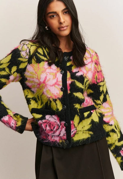 Next Cardigan Black Multi