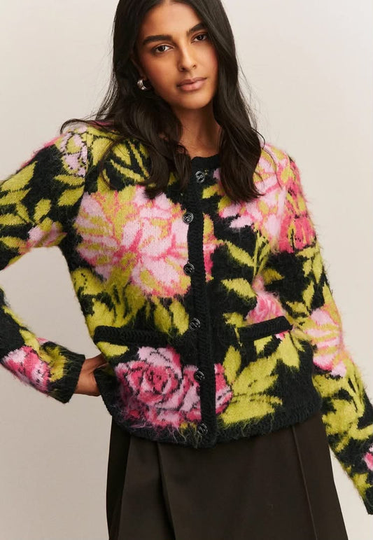 Next Cardigan Black Multi