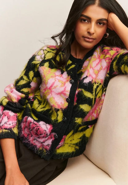 Next Cardigan Black Multi