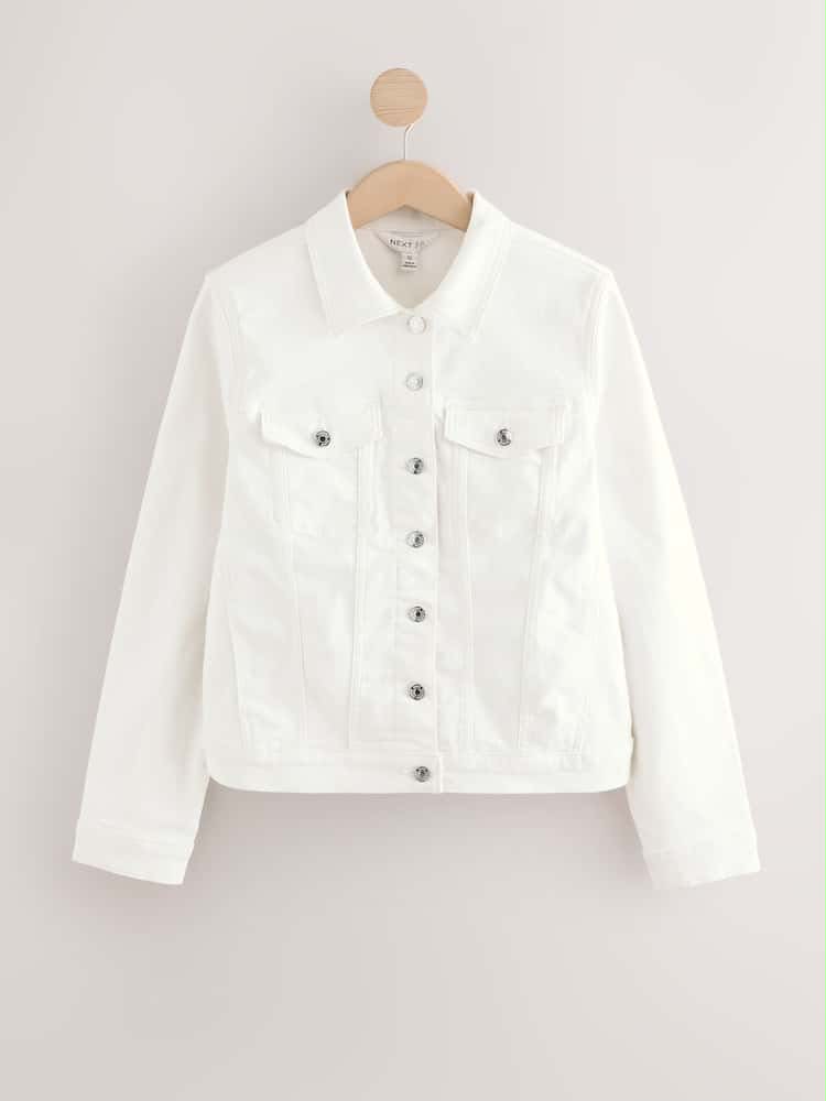 White  Denim Jacket