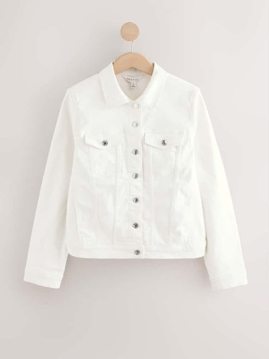 White  Denim Jacket