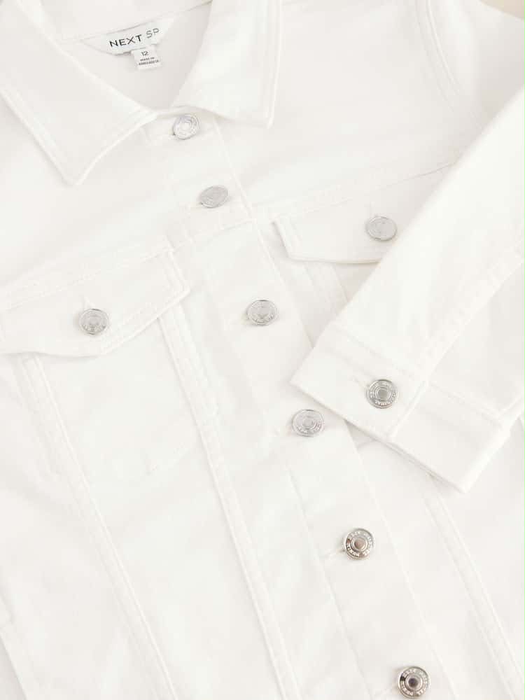 White  Denim Jacket