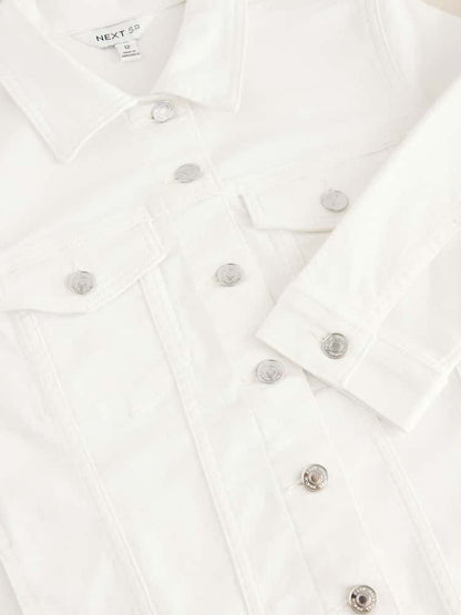 White  Denim Jacket