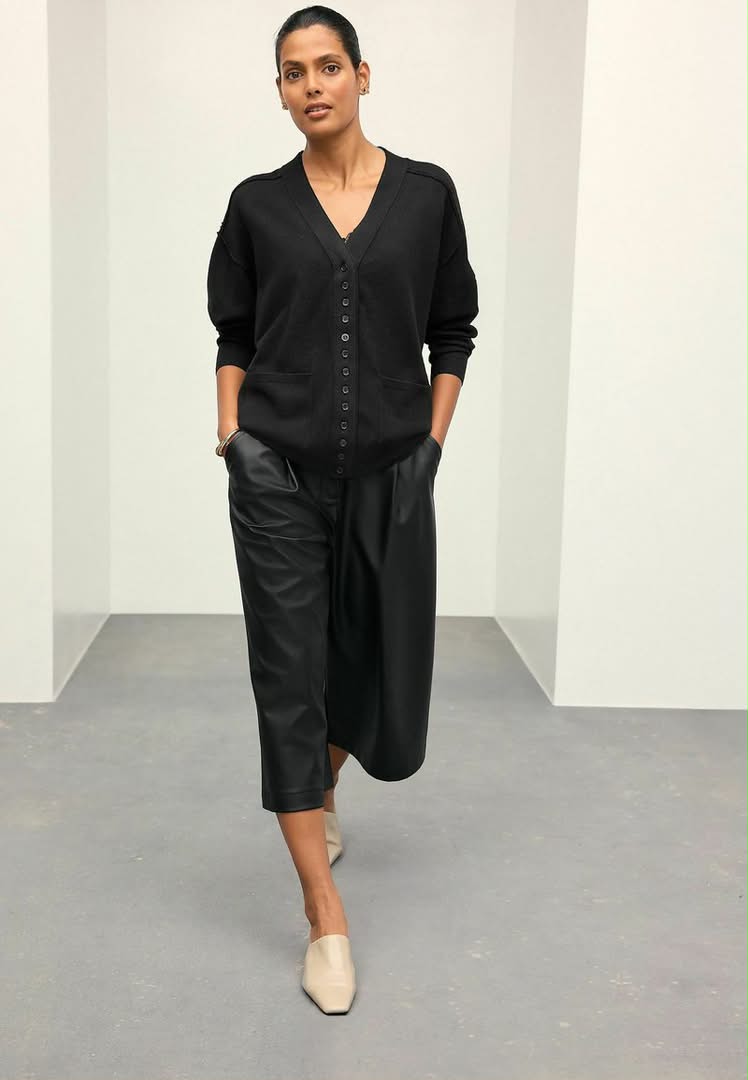Next V-Neck Black Cardigan