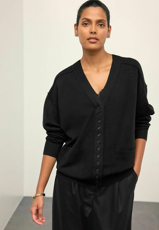 Next V-Neck Black Cardigan