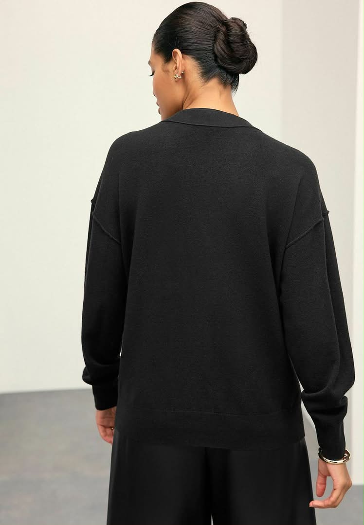 Next V-Neck Black Cardigan