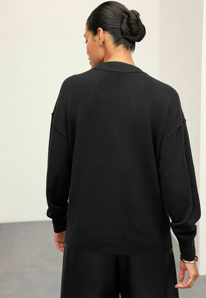 Next V-Neck Black Cardigan