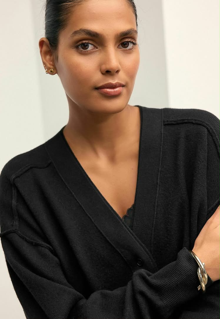 Next V-Neck Black Cardigan