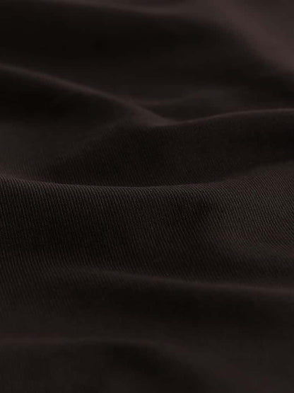 Chocolate Brown Soft Touch Slinky Scoop Neck Vest Top
