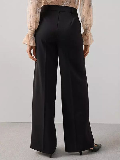 V by Very Black Wide Leg  Trouser
