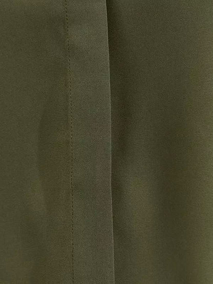 Relaxed Fit Long-sleeve Button Front Shirt