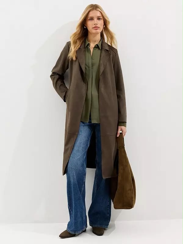 Relaxed Fit Long-sleeve Button Front Shirt