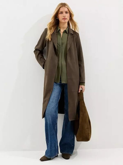 Relaxed Fit Long-sleeve Button Front Shirt