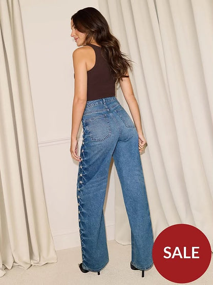Stud Detail Jean - Blue