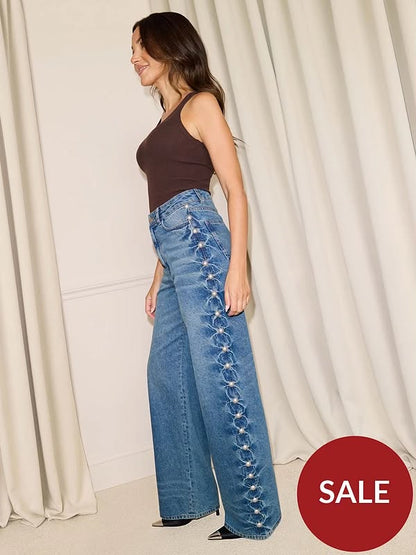 Stud Detail Jean - Blue