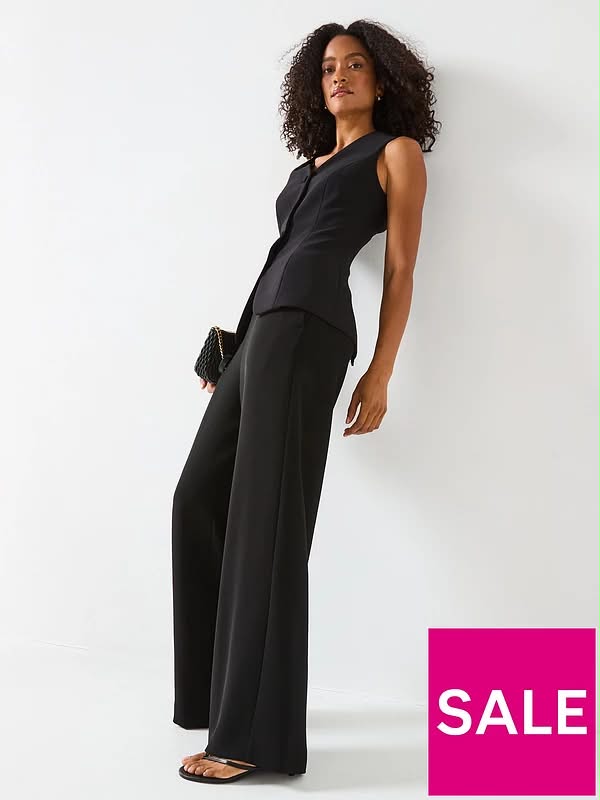 Buckle Detail Waistcoat Black