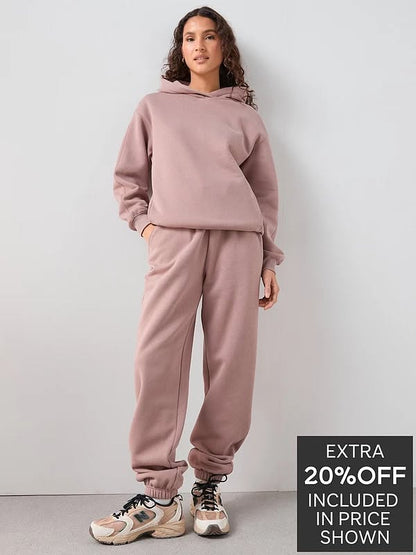 V by Very Relaxed Hoodie - Taupe