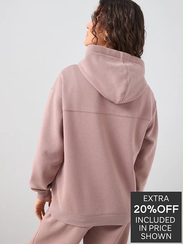 V by Very Relaxed Hoodie - Taupe