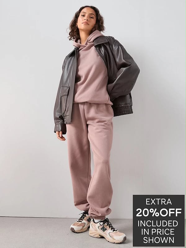 V by Very Relaxed Hoodie - Taupe