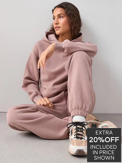 V by Very Relaxed Hoodie - Taupe
