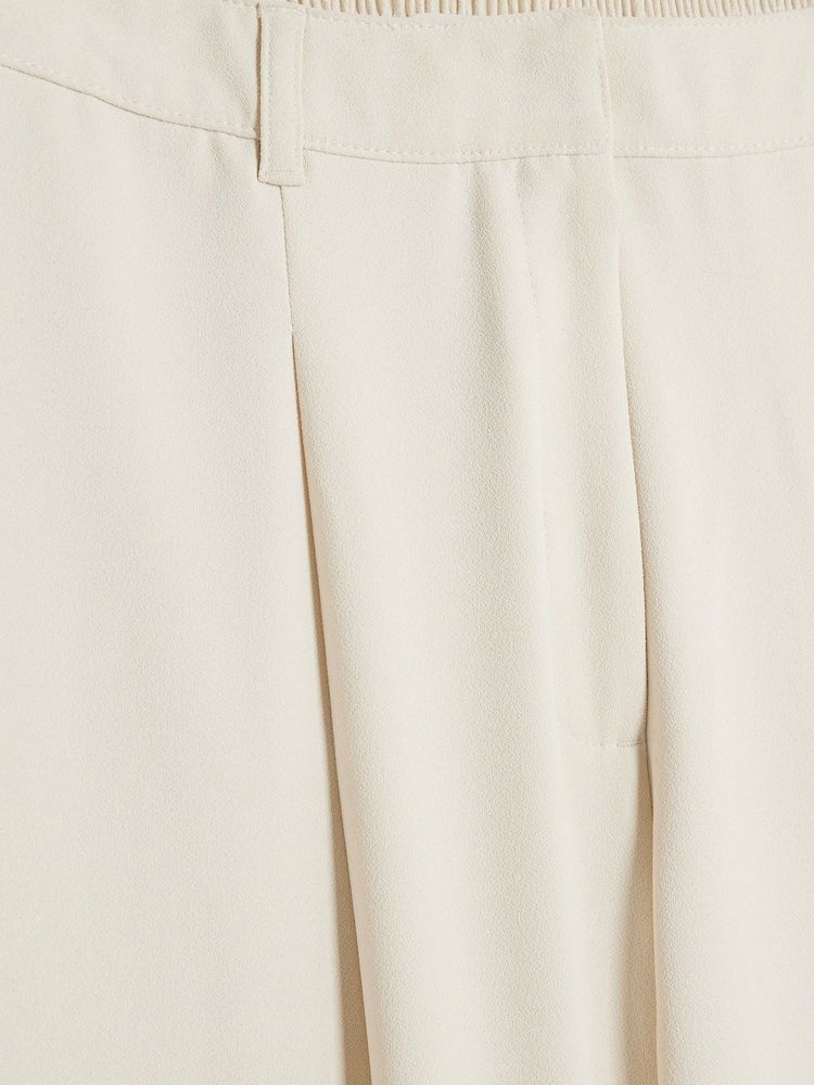 Cream Wide Leg Trouser