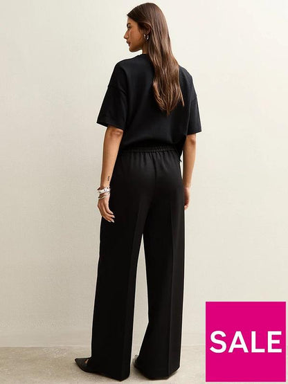 Wide Leg Drawstring Trouser