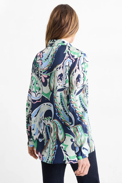 Multicolor Printed Met Patroon Blouse